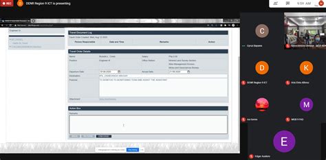 denr-x travel order electronic system